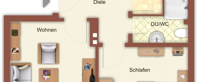 3-Zimmer-Wohnung in Mönchengladbach Hardt - Foto 1