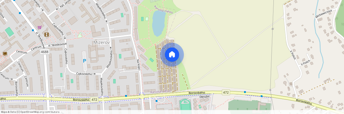 Mizerov, Borovského, Karviná