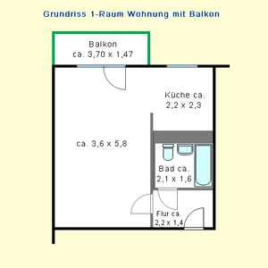 Perfekte Singlewohnung mit Loggia - Foto 2