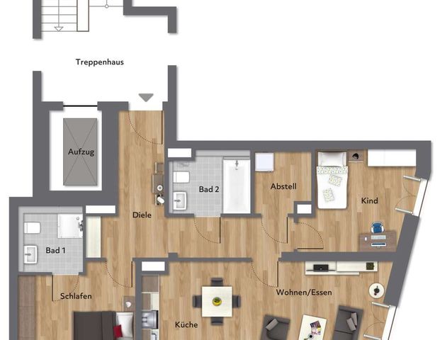 Leben in der Altstadt - Moderne 3 Zimmerwohnung mit Loggia - Foto 1