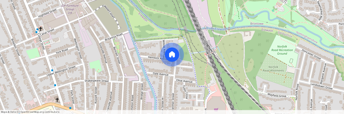 Room 3 50 Hemlock Avenue, Long Eaton, Nottingham