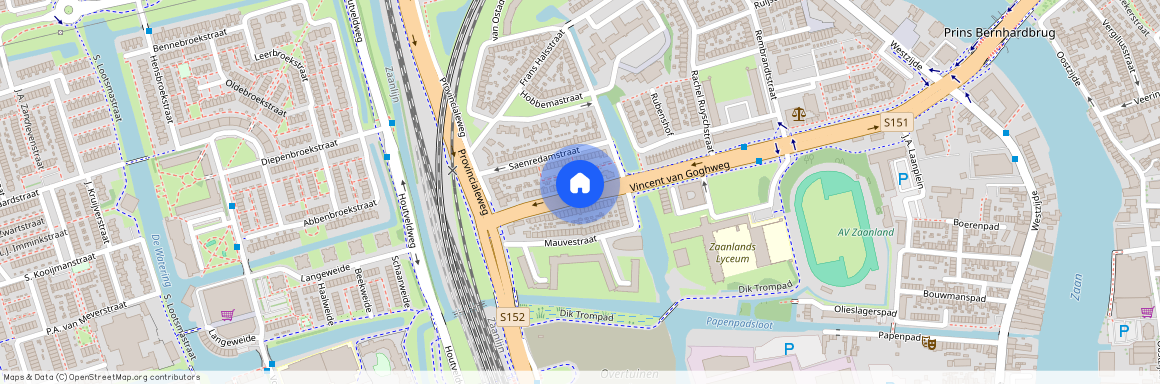 Schilders- en Waddenbuurt, 1506 JB, Vincent van Goghweg, Zaandam