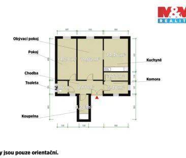 Pronájem bytu 2+1, 72 m - Fotografie 2