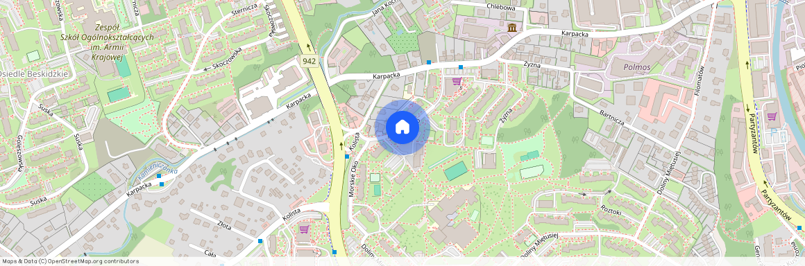 ul. Morskie Oko, Osiedle Karpackie, Bielsko-Biała, śląskie