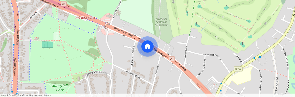 GREAT NORTH WAY NW4 1HS Hendon, London