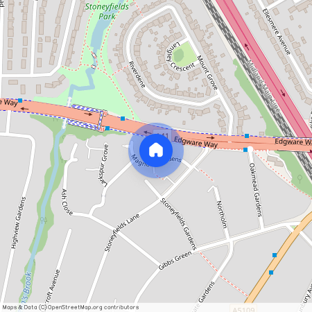 Stunning Bedroom House In Magnolia Gardens, HA8