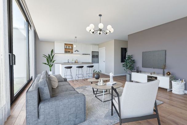 Ruim nieuwbouw app. (1ste verd, 3 slpks) en spectaculaire link met de natuur! - Photo 1