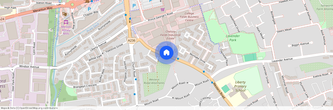 Western Road, CR4, London