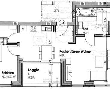 Neue Mitte in Burlo – 2-Zimmer-Wohnung - Foto 2
