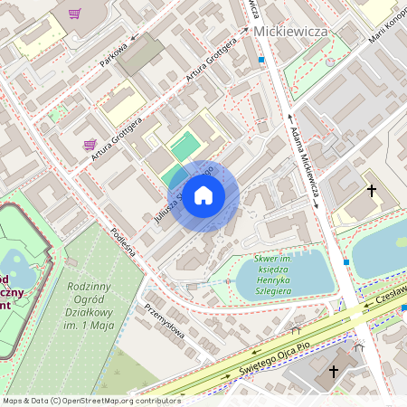 ul. Juliusza Słowackiego, Mickiewicza, Białystok, podlaskie