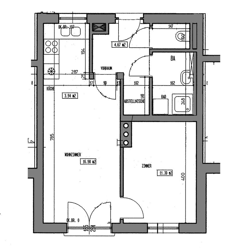 Gut aufgeteilte 2-Zimmer-Wohnung im Erdgeschoss - Photo 1