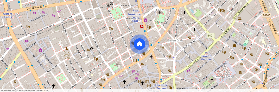 Moor Street, London, Greater London, Soho, W1D