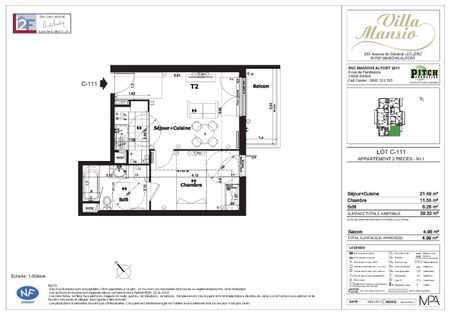 location Appartement T2 DE 39.83m² À MAISONS-ALFORT - Photo 5