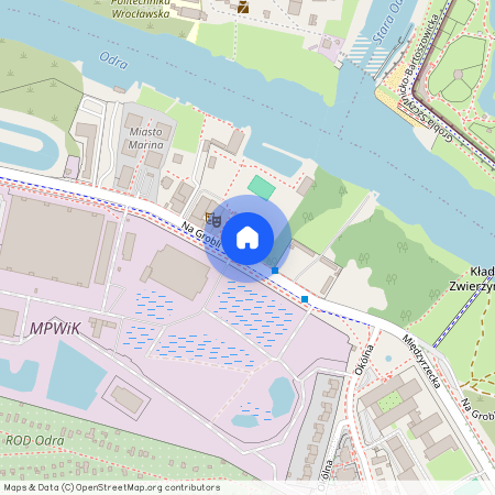 ul. Na Grobli, Przedmieście Oławskie, Krzyki, Wrocław, dolnośląskie