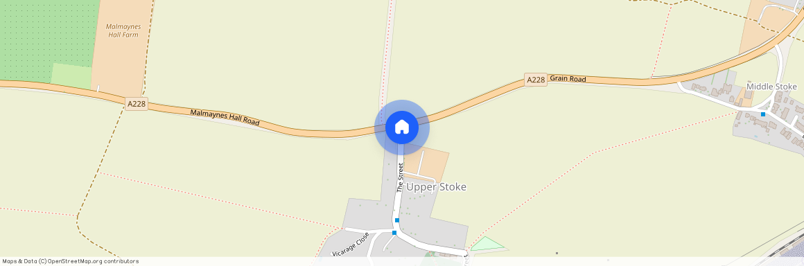 The Street, Upper Stoke, Rochester, Kent, ME3
