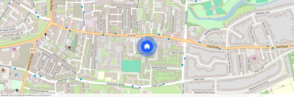 22 Nicholas Gardens, York