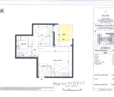 Location Appartement 2 pièces 49m² PONTAULT COMBAULT 77340 - Photo 2