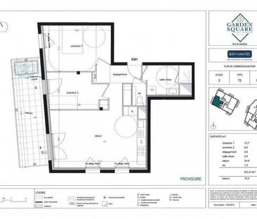 Appartement 3 pièces - - Photo 3