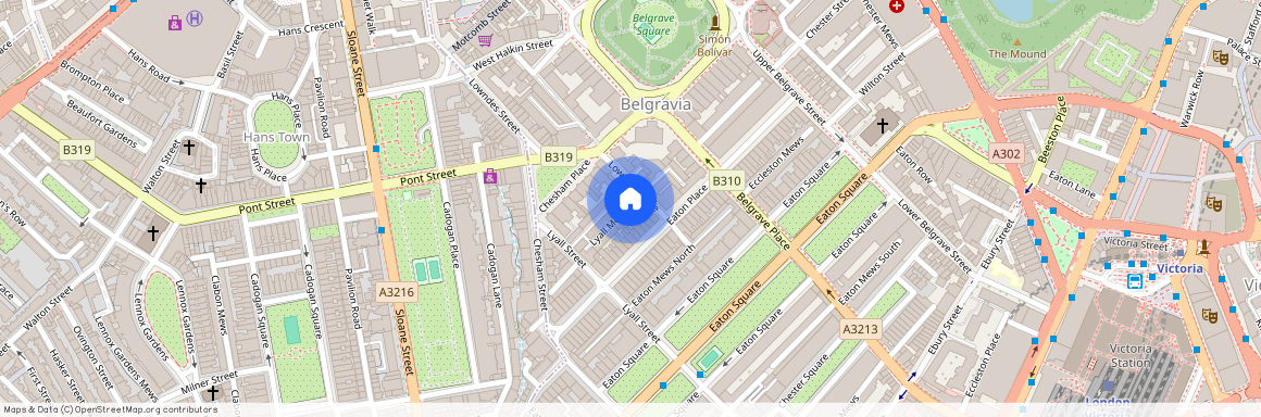 Eaton Place, Belgravia, SW1X 8DE, London