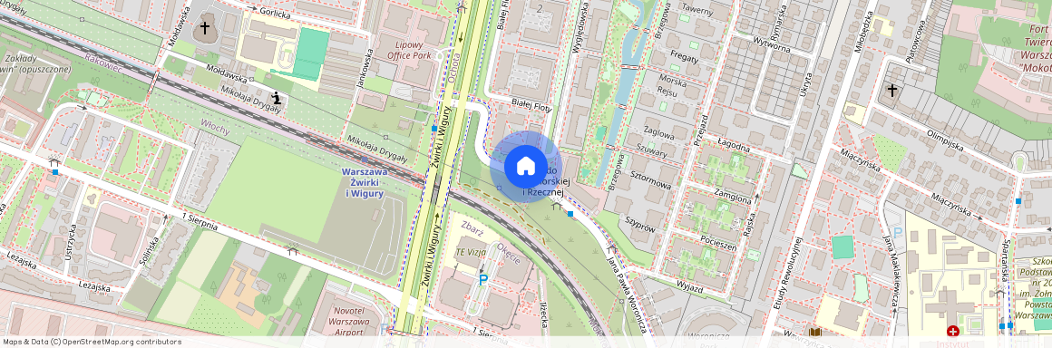 ul. Jana Pawła Woronicza, Wyględów, Mokotów, Warszawa, mazowieckie