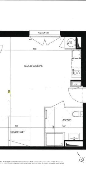 Location Appartement 1 pièce 41m² ST HERBLAIN 44800 - Photo 2