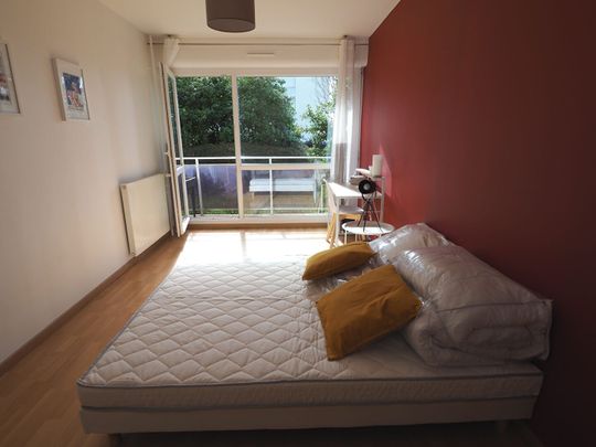 Chambre en colocation - Nantes - Location Appartement nantes : 102.11 m2 - Photo 1