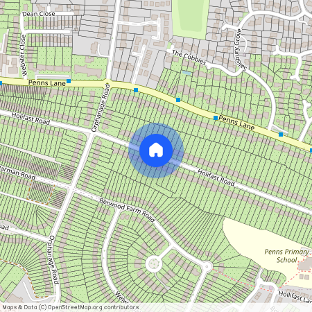 Holifast Road, Sutton Coldfield, West Midlands, B72