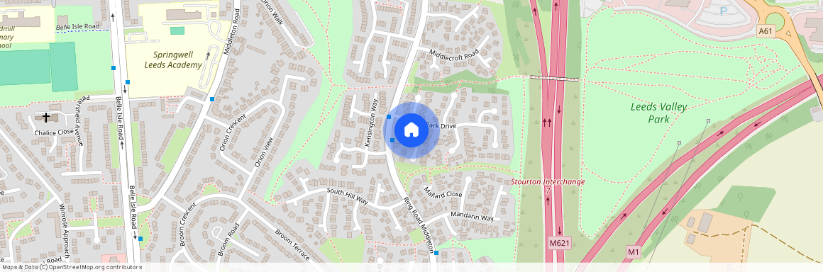 Lea Park Gardens, Stourton Grange, Leeds, West Yorkshire, LS10