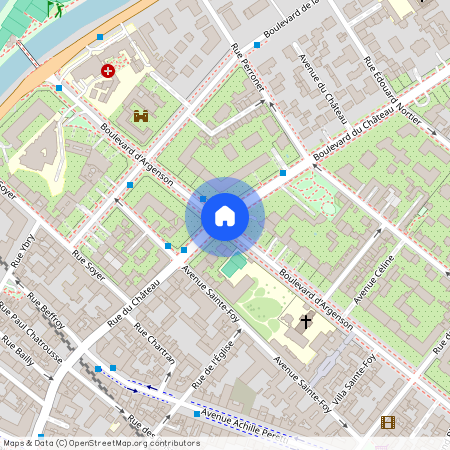 Boulevard d'Argenson, Francja, Neuilly-Sur-Seine