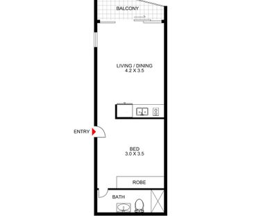 Furnished Modern Studio Apartment in Prime Park Lane Location - Photo 6
