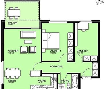 3.5 Zimmer, 1. Stock - Photo 5