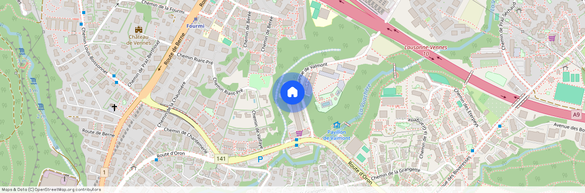 1010, Lausanne, Avenue de Valmont, 13