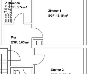 2 ZKB mit Balkon in Oberzwehren! - Foto 1