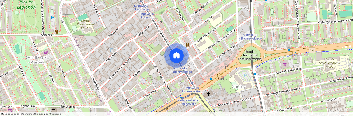 RZGOWSKA/PODMIEJSKA, Chojny, Górna, Łódź, łódzkie