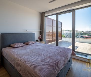 Piękne dwa pokoje z panoramą miasta i dużym tarase - Zdjęcie 3