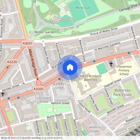 Battersea Park Road, Battersea, London, SW11
