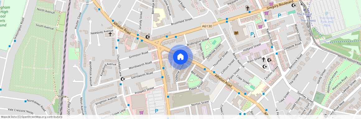 Alfreton Road, Nottingham, Nottinghamshire, NG7