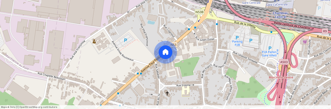 Avenue Paul Pastur, 95, 001, 6001, Marcinelle