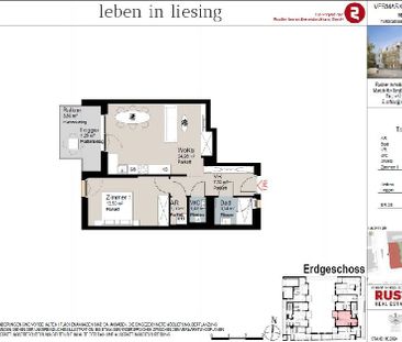 Neubauprojekt - 2-Zimmerwohnung mit Balkon in Hofruhelage | Fertigs... - Foto 6