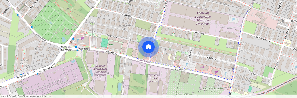 ul. XXI Wieku, Józefosław, Piaseczno, piaseczyński, mazowieckie