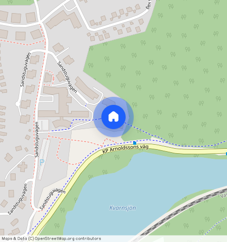 Sandstuguvägen **, Uttran