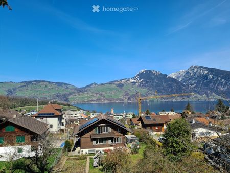 Charmante 3-Zimmer-Wohnung mit schöner Aussicht in Spiez - Foto 4
