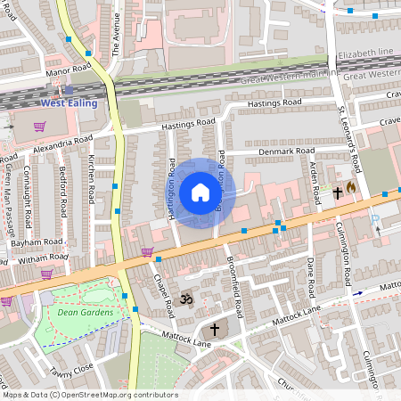 W13, London