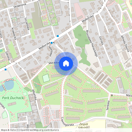 ul. Czarnogórska, Wola Duchacka, Podgórze Duchackie, Kraków, małopolskie