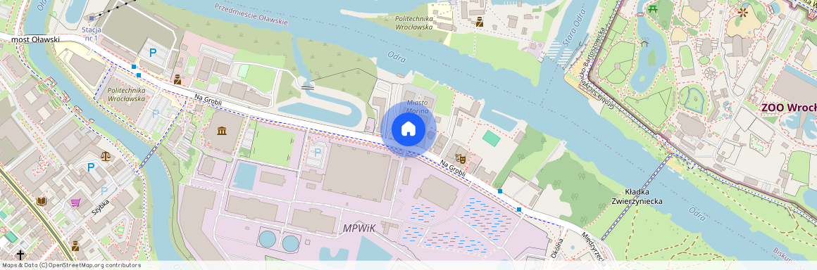 ul. Na Grobli, Przedmieście Oławskie, Krzyki, Wrocław, dolnośląskie