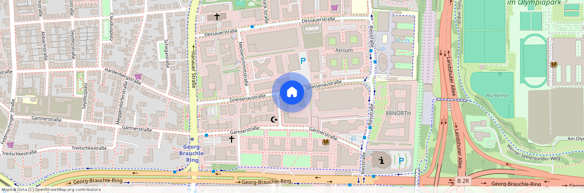 Gneisenaustraße 24, 80992 München, Germania