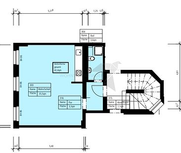 Gemütliche 1-Raum-Wohnung mit EBK im Herzen von Zwickau - Foto 1