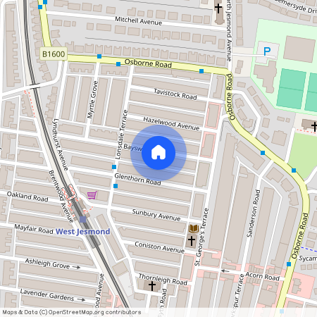 Bayswater Road, Jesmond, NE2