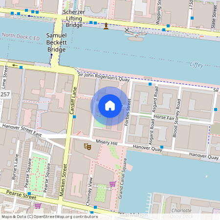 Apartment 43, Grand Canal Square Residences, Lazer Lane, Grand Canal Dk, Dublin 2, D02 XK18