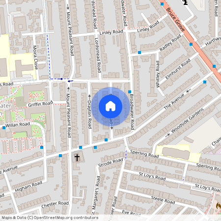 Chandos Road N17, London